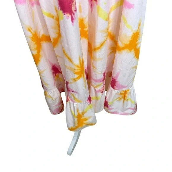 Rails Rumi Diamond Tie-Dye Smocked Midi Dress Size Small petite - Picture 8 of 15